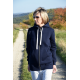 CHLOE - women's zip-up hoodie - navy blue
