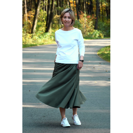 spódnica ALMA - kolor Khaki
