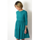 BLUM - midi dress with frills - green