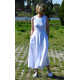 AUDREY - long cotton dress - colored dots