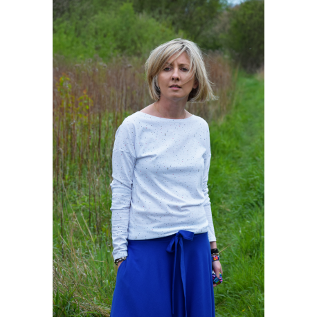 LONS - Gestrickte LONGSLEEVE, Baumwolle - marineblau