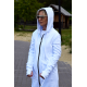 JASPER - long hoodie - white