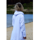 JASPER - long hoodie - white