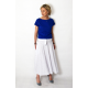 FOCUS -T-Shirt aus Baumwolle - Kobalt farbe