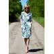 SIMONE - cotton dress with belt