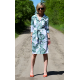 SIMONE - cotton dress with belt