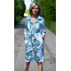 SIMONE - cotton dress with belt