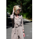 KARLA - dress with stand-up collar