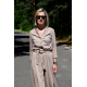 KARLA - dress with stand-up collar
