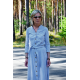 KARLA - dress with stand-up collar
