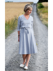 LUCY - Midi Flared cotton dress