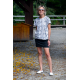 FOCUS -T-Shirt aus Baumwolle - weiße und marineblaue Streifen
