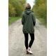 CHLOE - women's zip-up hoodie - khaki