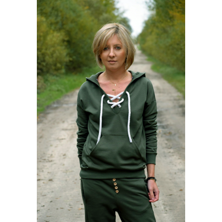 JONES - Baumwoll Hoodie