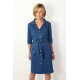 SIMONE - cotton dress with belt