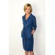 SIMONE - cotton dress with belt
