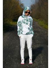 LOVE - Sweatshirt mit Kapuze - monstera