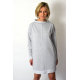 NEMO - Cotton dress with stand-up collar