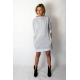 NEMO - Cotton dress with stand-up collar