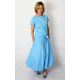 FOCUS - cotton women's T-SHIRT - light blue color