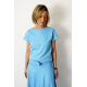 FOCUS -T-Shirt aus Baumwolle - hellblaue farbe