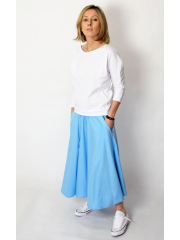 ALMA - 100% COTTON SKIRT - snake