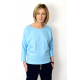 CLER - Bluse mit 3/4 Ärmeln - hellblaue farbe