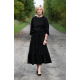 MARY - BAWEŁNIANA SUKIENKA MIDI - fuksja
