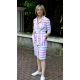SIMONE - cotton dress with belt