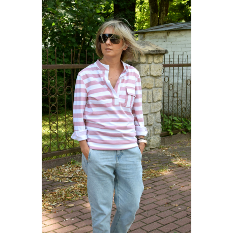 ELLO - Women's blouse with a collar