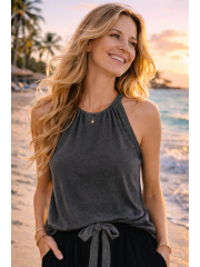 ATENA - Binden gestrickte Bluse