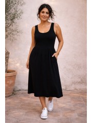 MEGAN - Midikleid mit Trägern