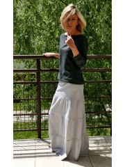 ZING - Long cotton / maxi Knitted skirt