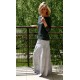 ZING - Long cotton / maxi Knitted skirt