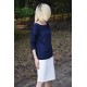 LONS - Knitted LONGSLEEVE, - navy blue