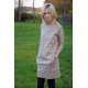 CARRIE - cotton tunic / dress with pockets - mocha
