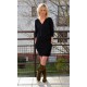 XENA - Umschlag-Minikleid mit Gummi