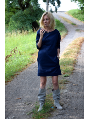 CARRIE - cotton tunic / dress with pockets