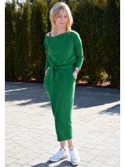 NINA - Cotton maxi belt dress - bound