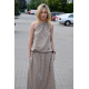 AMIRA - DZIANINOWA SUKIENKA MAXI