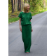 sukienka GREES - kolor ZIELONY