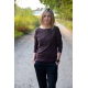 LONS - DZIANINOWY LONGSLEEVE - czekolada