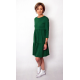 BLUM - midi dress with frills - green