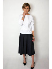 KARI - Cotton midi skirt