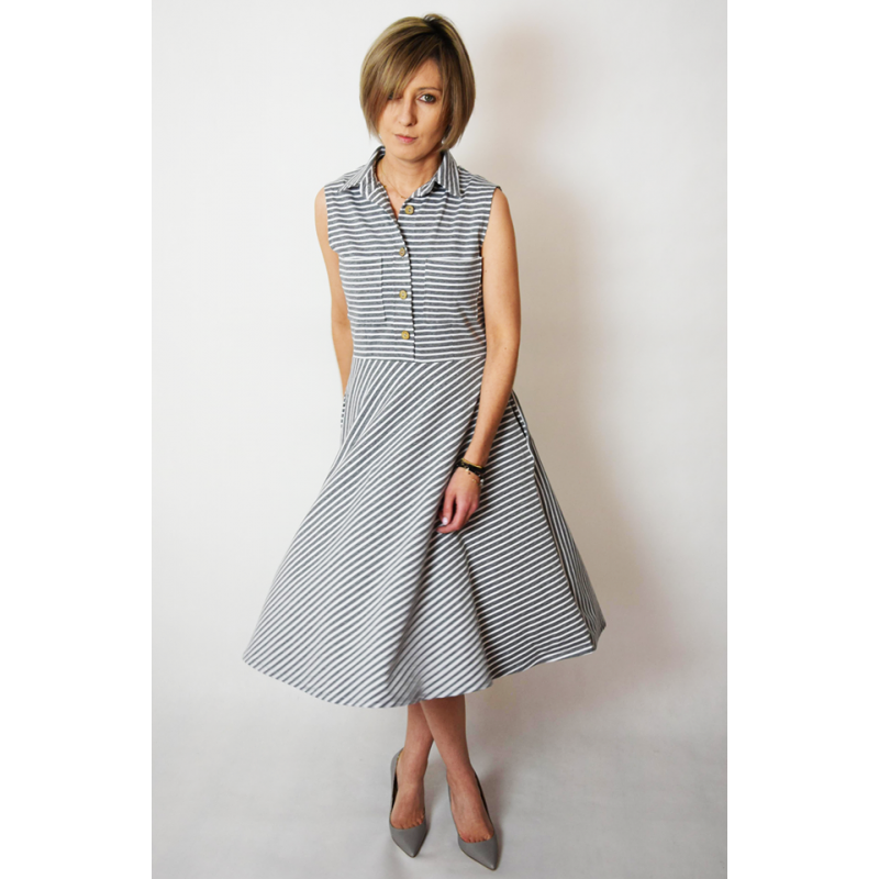 white polo dress outfit