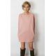 MOON - cotton mini dress tunic - dirty pink