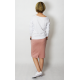 OLGA - sweatshirt with pockets - dirty pink