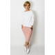 OLGA - sweatshirt with pockets - dirty pink