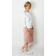 OLGA - sweatshirt with pockets - dirty pink