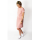 SPALLA - mini cotton dress - dirty pink